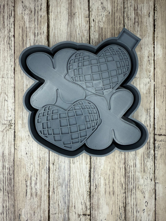 XOXO Disco Heart Mold