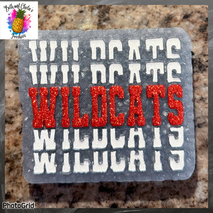 Wildcats Stacked Silicone Mold