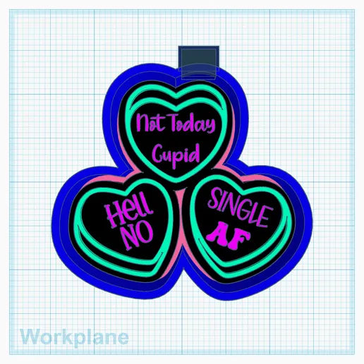 Not Today Cupid Silicone Mold