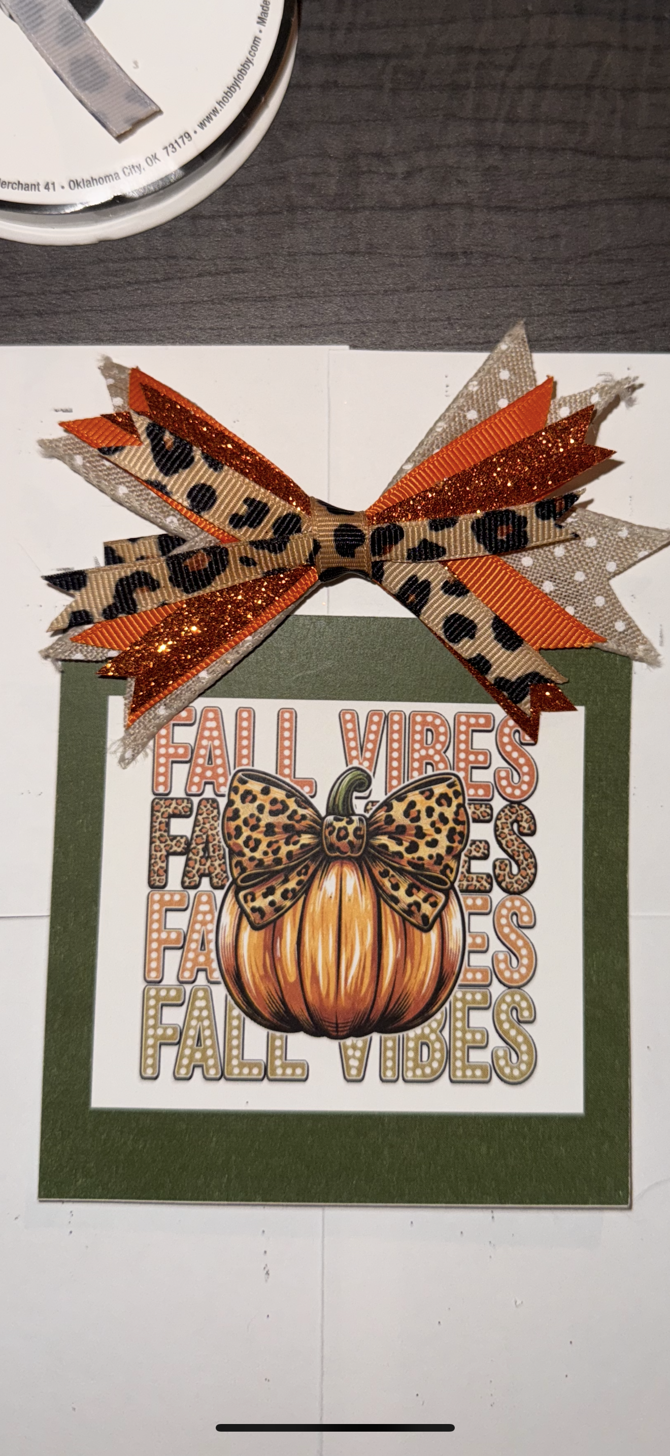 Fall Vibes Cardstock