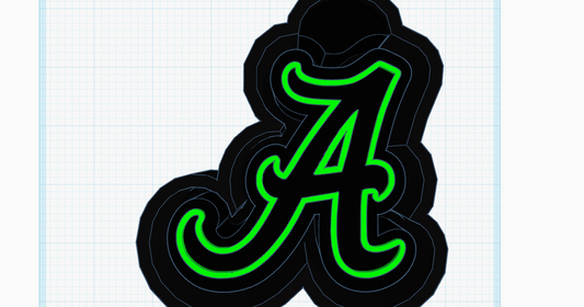 Alabama "A" Silicone Mold
