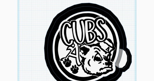 "A" Cubs Silicone Mold