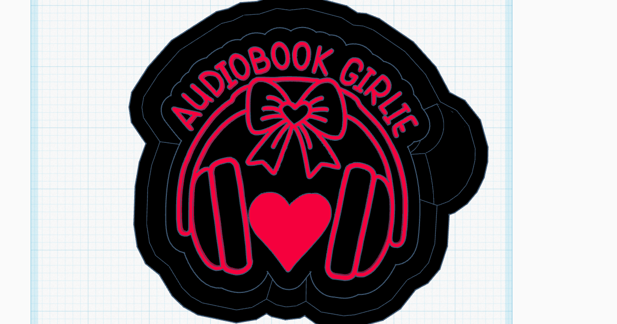 Audiobook Girlie Silicone Mold