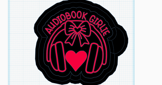 Audiobook Girlie Silicone Mold