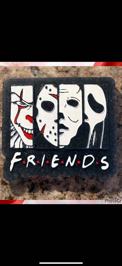 Scary Friends Silicone Mold