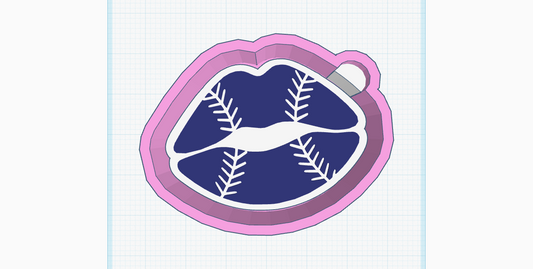 Baseball Lips Silicone Mold
