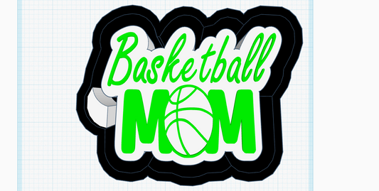 Basketball Mom Silicone Mold