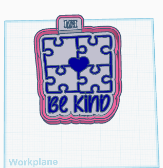 Be Kind Austism Awareness Silicone Mold