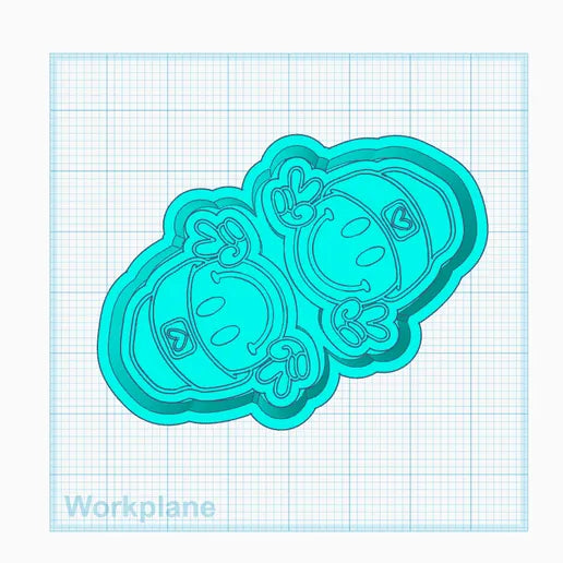 Smiley Face Beanie Vent Silicone Mold