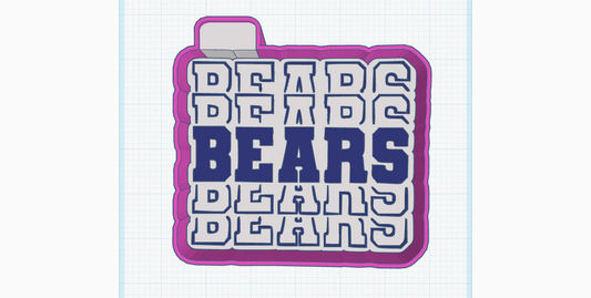 Bears Stacked Silicone Mold