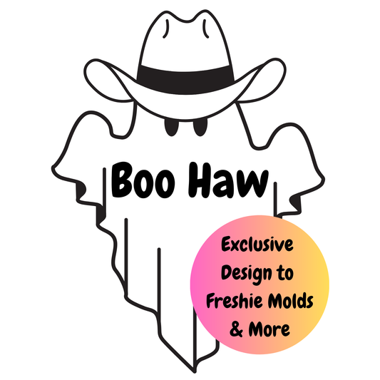 Cowboy Boo Haw Ghost Silicone Mold