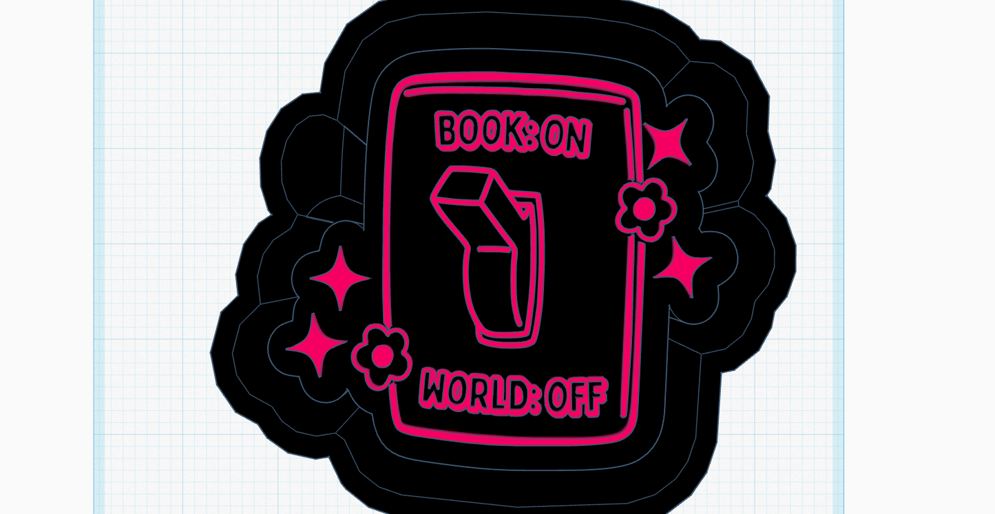 Book World Silicone Mold