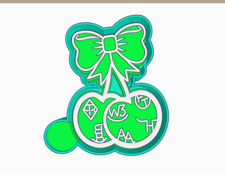 Branded Cherries Silicone Mold