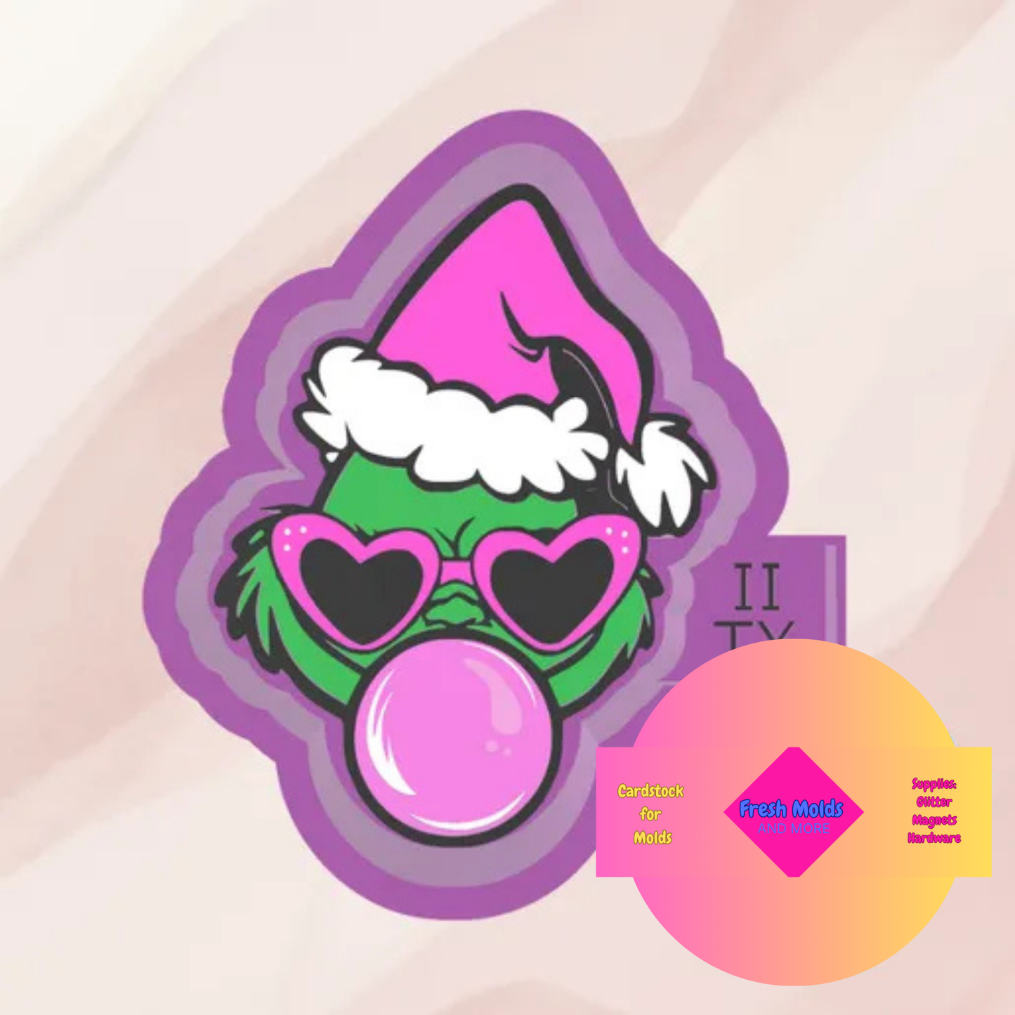 Bubble Blowing G Man Silicone Mold