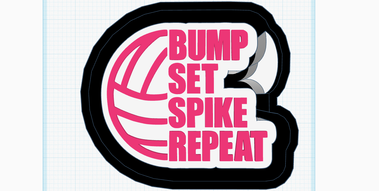 Bump Set Spike Repeat Silicone Mold