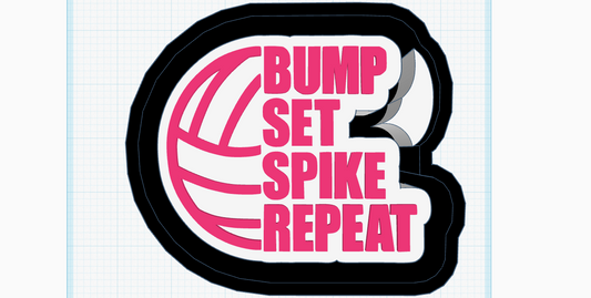 Bump Set Spike Repeat Silicone Mold