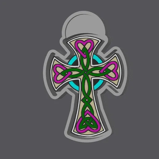 Celtic Cross Silicone Mold