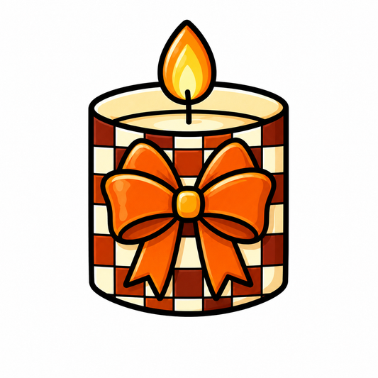 Checker Candle Silicone Mold