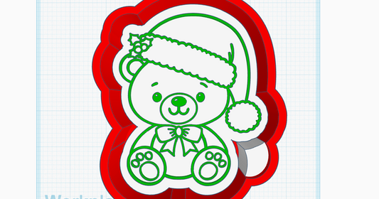 Beary Christmas Silicone Mold