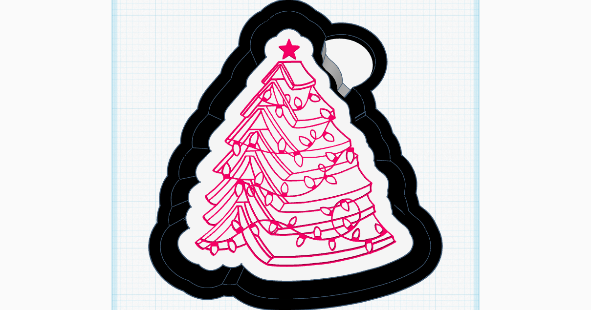 Book Tree Silicone Mold