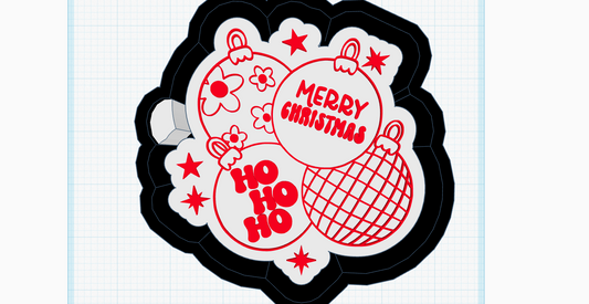 Christmas Ho Ho Ho Silicone Mold