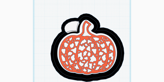 Cow Print Pumpkin Silicone Mold