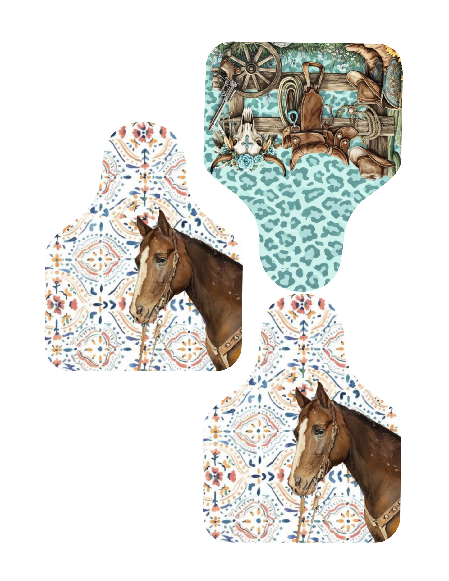 Custom Cow Tag Cardstock