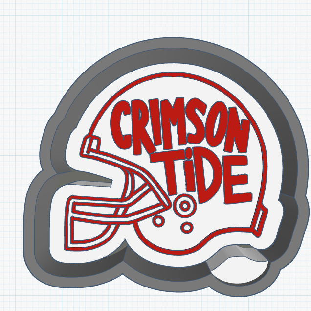 Crimson Tide Helmet Silicone Mold