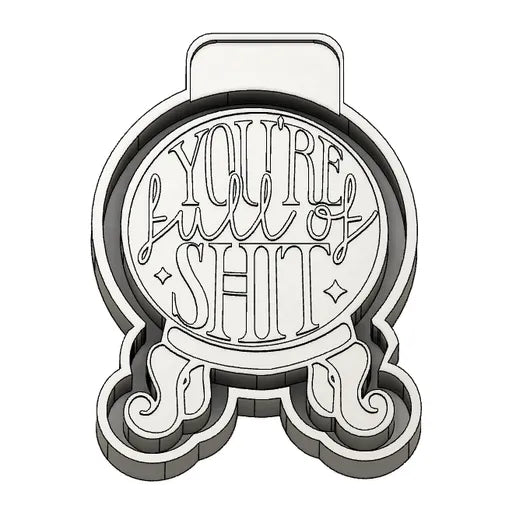 Full of Shit Crystal Ball Silicone Mold