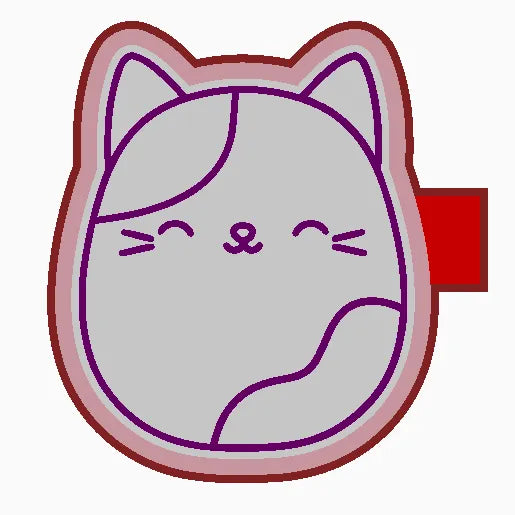 Cute Squishy Cat Silicone Mold