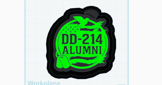 DD-214 Alumni Silicone Mold