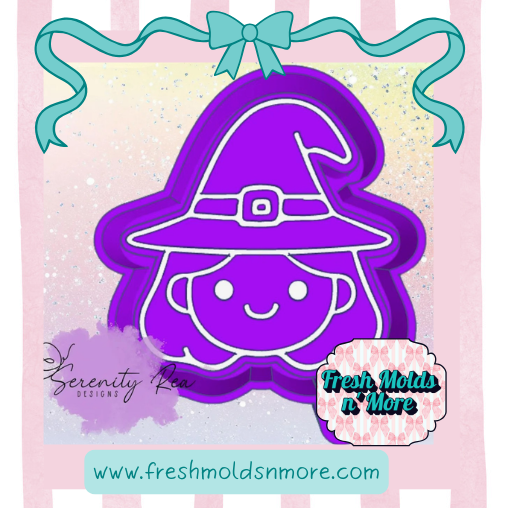 Witchy Girl Silicone Mold