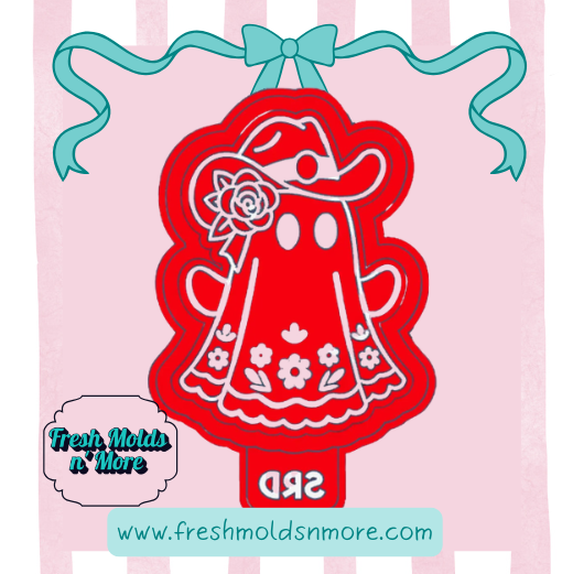 Cowgirl Ghost Silicone Mold