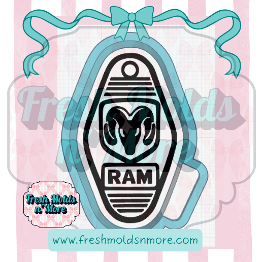 Ram Key Tag Silicone Mold