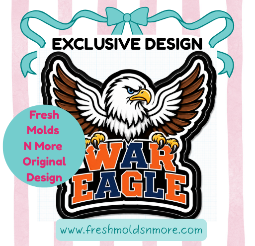 Auburn Eagle Silicone Mold