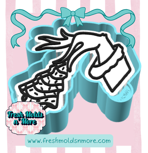 Mean One with Tree Cake Freshie Mold
