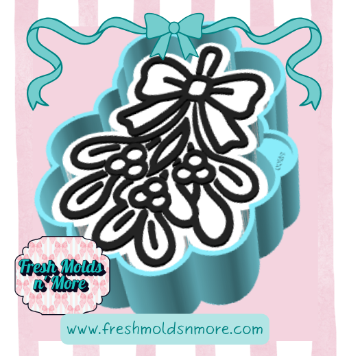 Hanging Mistletoe Freshie Mold