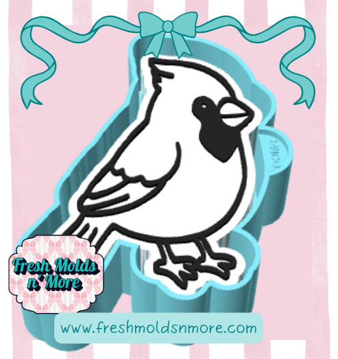 Cardinal Freshie Mold