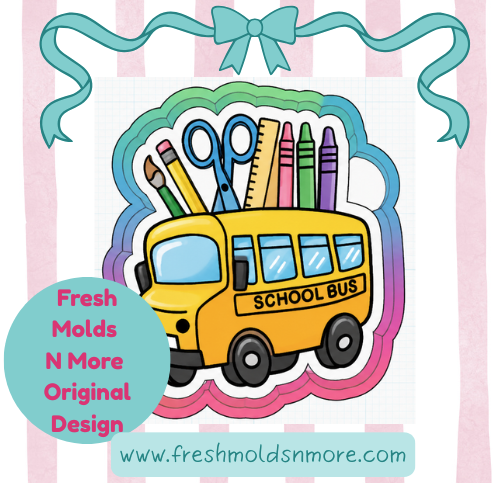 School Bus Silicone Mold