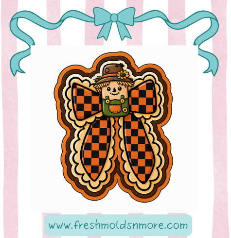 Scarecrow Bow Silicone Mold