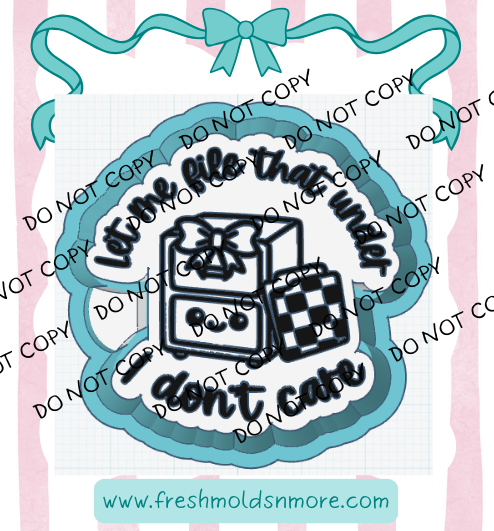 File Under Don't Care Silicone Mold