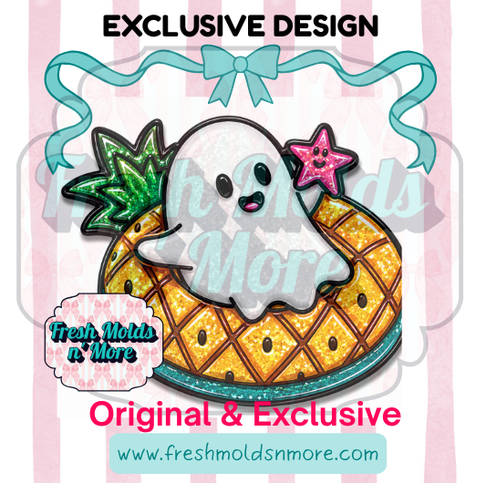 Pineapple Ghostie Float Silicone Mold