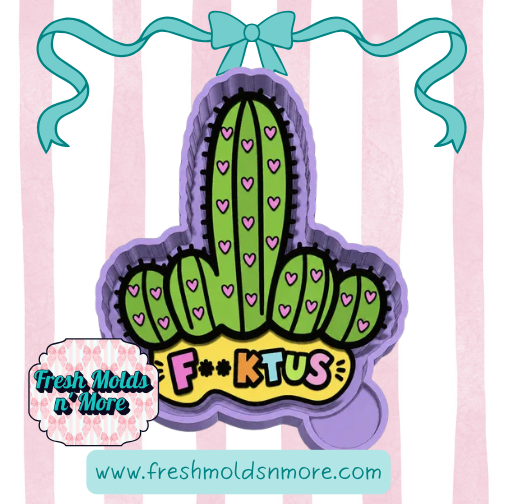 Middle Finger Cactus Silicone Mold