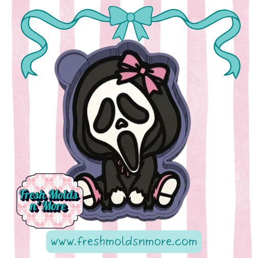 Ghost Face Doll Silicone Mold