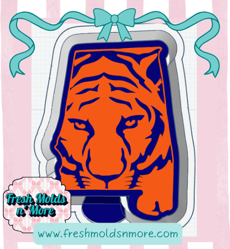 Tiger Alabama Silicone Mold