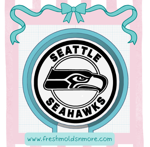 Seahawks Silicone Mold