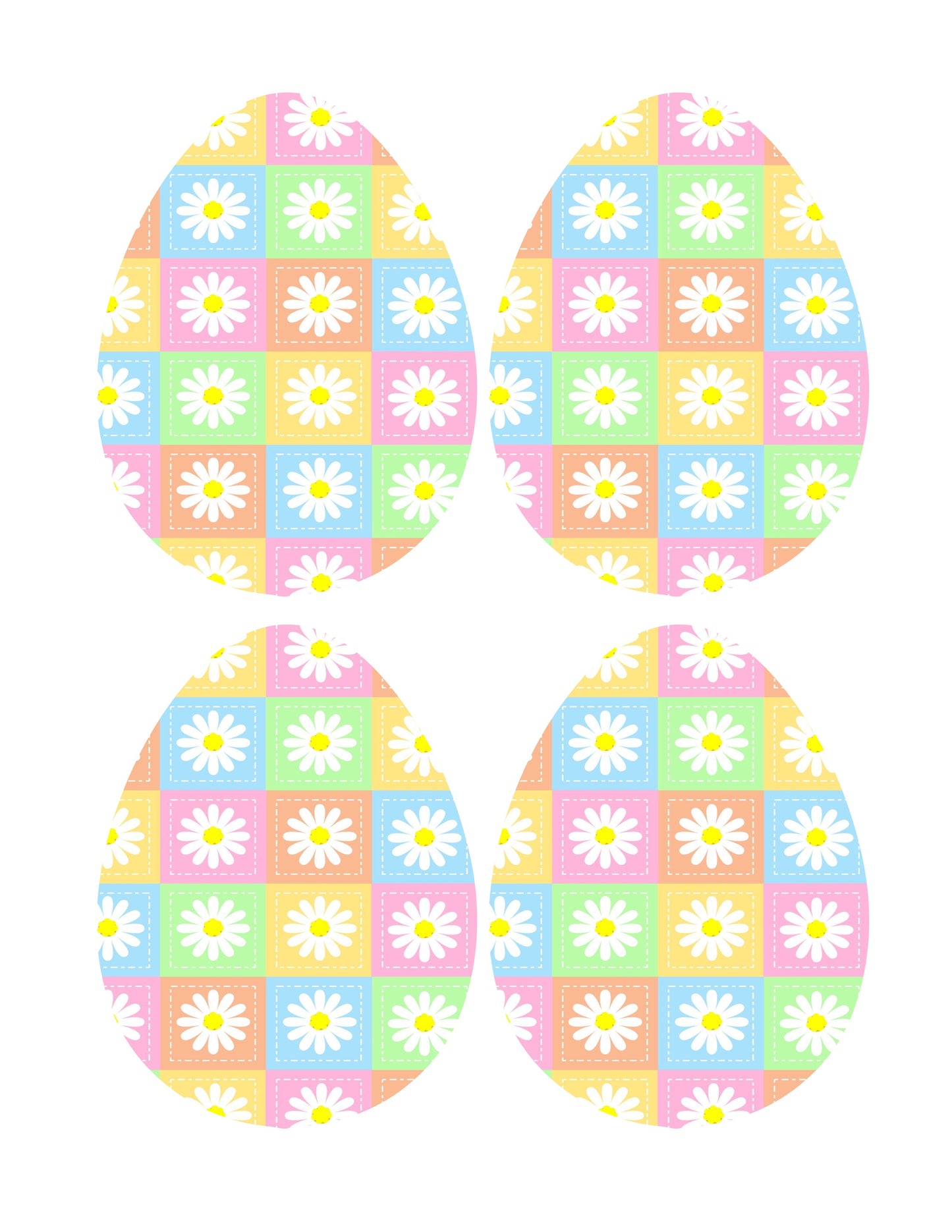 Easter Egg Cardstock Mold