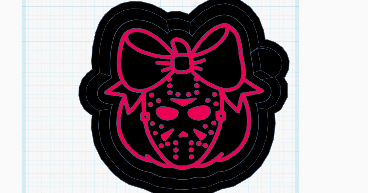 Masked Pumpkin Silicone Mold