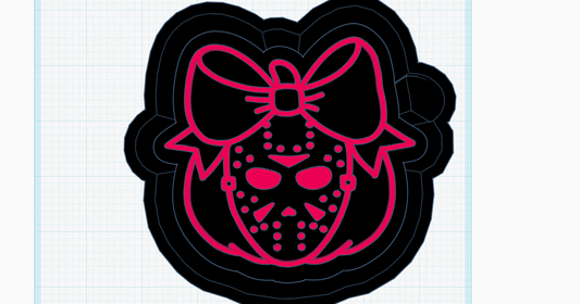 Masked Pumpkin Silicone Mold