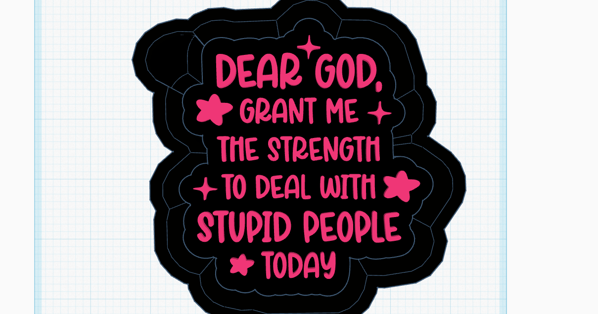 Dear God Silicone Mold